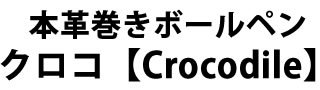 本革巻きボールペン 概要